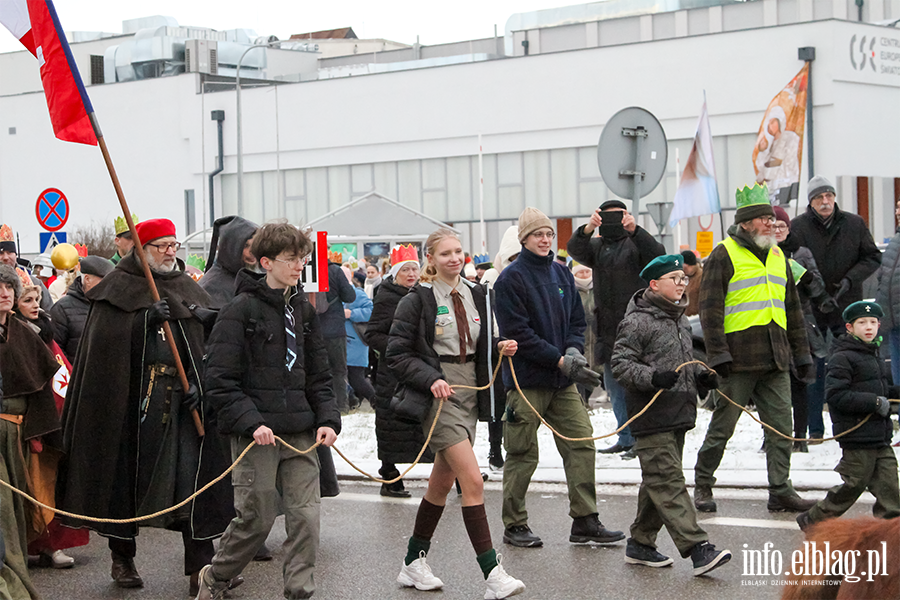 Jaseka w Elblgu. Orszak Trzech Krli przeszed ulicami miasta, fot. 22