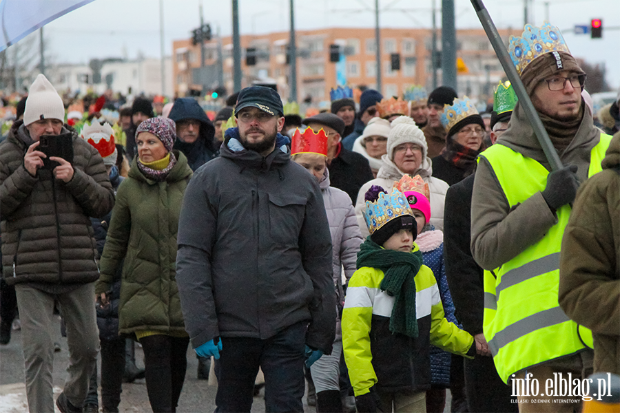 Jaseka w Elblgu. Orszak Trzech Krli przeszed ulicami miasta, fot. 25