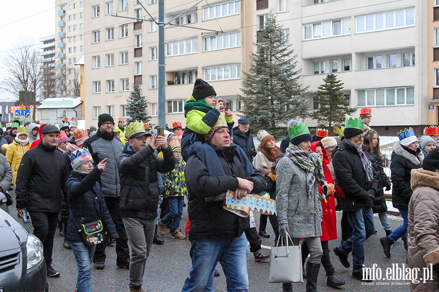 Jaseka w Elblgu. Orszak Trzech Krli przeszed ulicami miasta, fot. 29