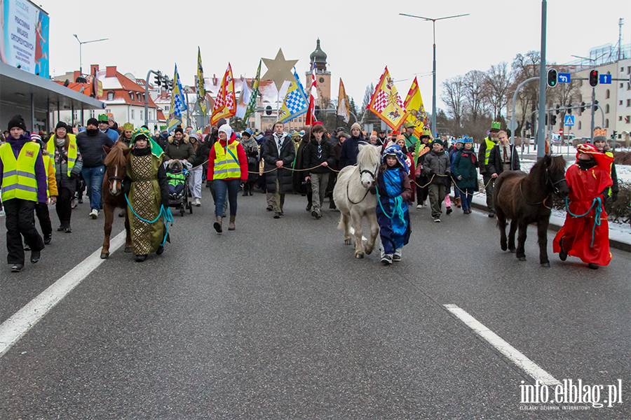 Jaseka w Elblgu. Orszak Trzech Krli przeszed ulicami miasta, fot. 39