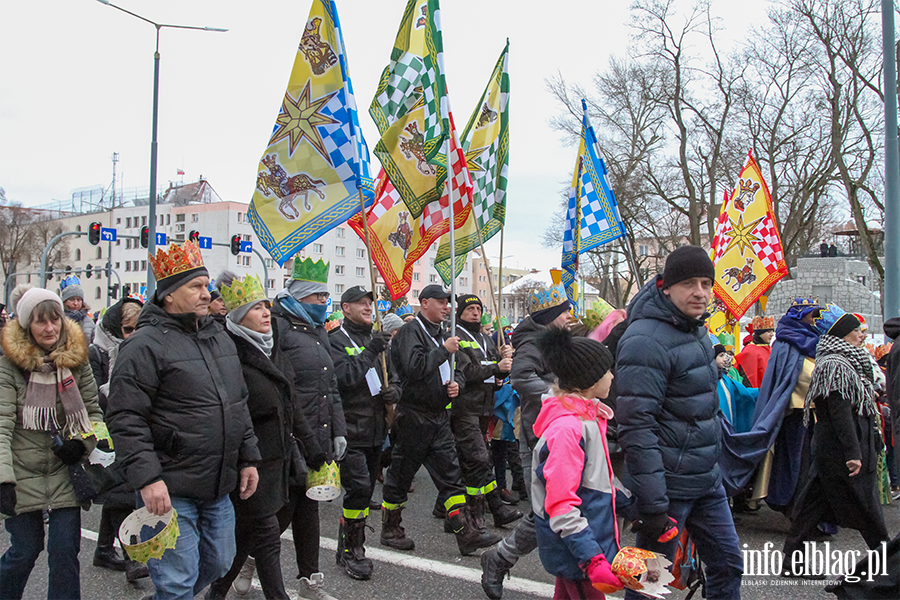 Jaseka w Elblgu. Orszak Trzech Krli przeszed ulicami miasta, fot. 40