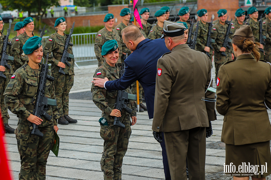 Dzi Odbya si Przysiga Wojskowa na Bulwarze Zygmunta Augusta , fot. 17