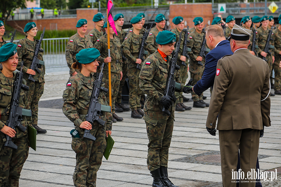 Dzi Odbya si Przysiga Wojskowa na Bulwarze Zygmunta Augusta , fot. 18