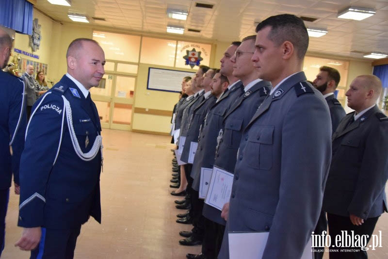 Uroczysto w Komendzie Miejskiej Policji w Elblgu, fot. 12