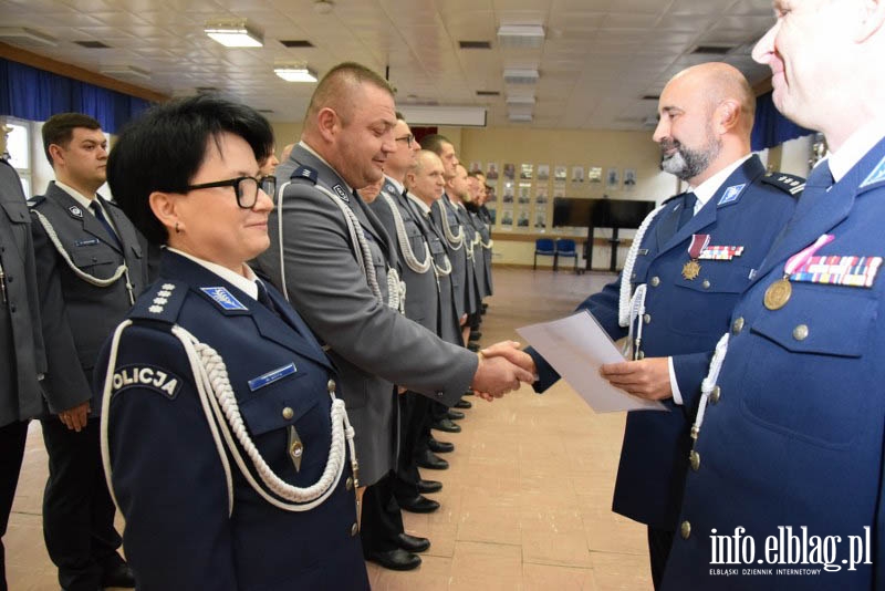 Uroczysto w Komendzie Miejskiej Policji w Elblgu, fot. 14