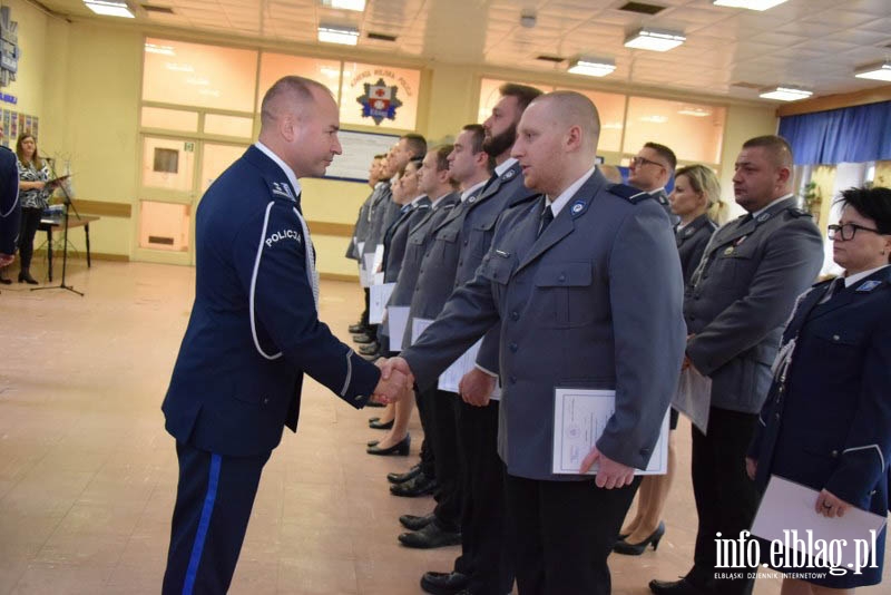 Uroczysto w Komendzie Miejskiej Policji w Elblgu, fot. 42