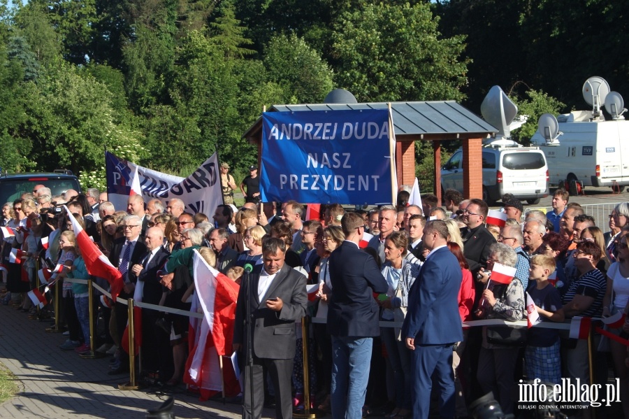  Prezydent Andrzej Duda odwiedzi Sztutowo i Nowy Dwr Gdaski, fot. 70