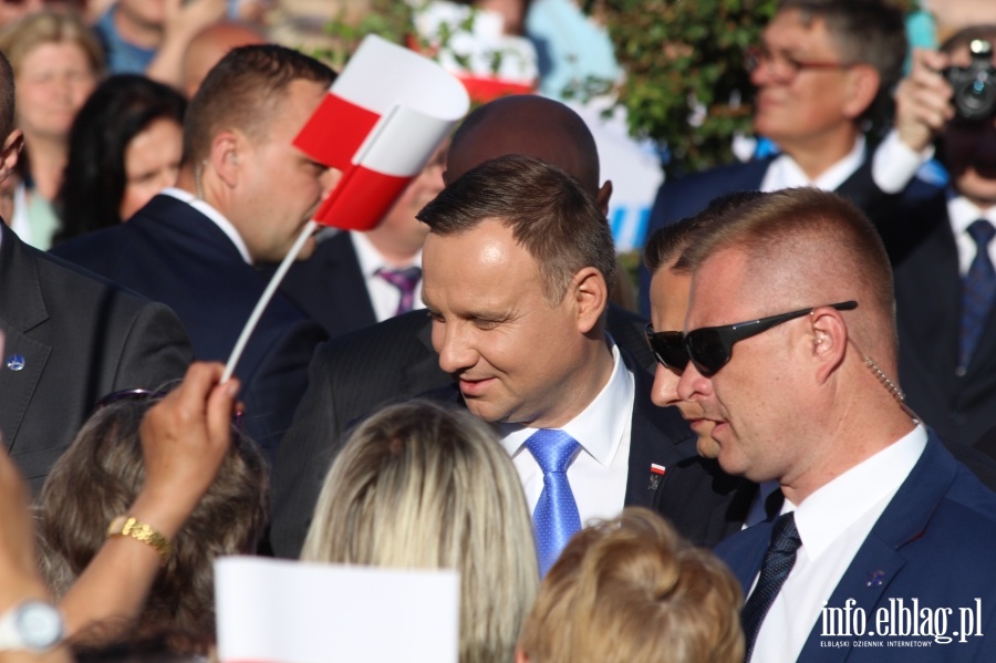  Prezydent Andrzej Duda odwiedzi Sztutowo i Nowy Dwr Gdaski, fot. 77