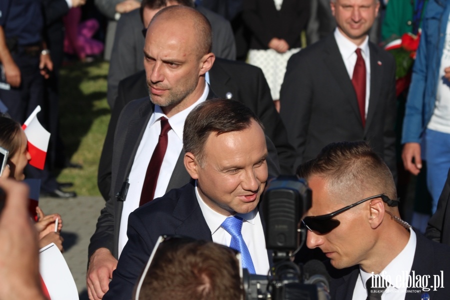  Prezydent Andrzej Duda odwiedzi Sztutowo i Nowy Dwr Gdaski, fot. 78
