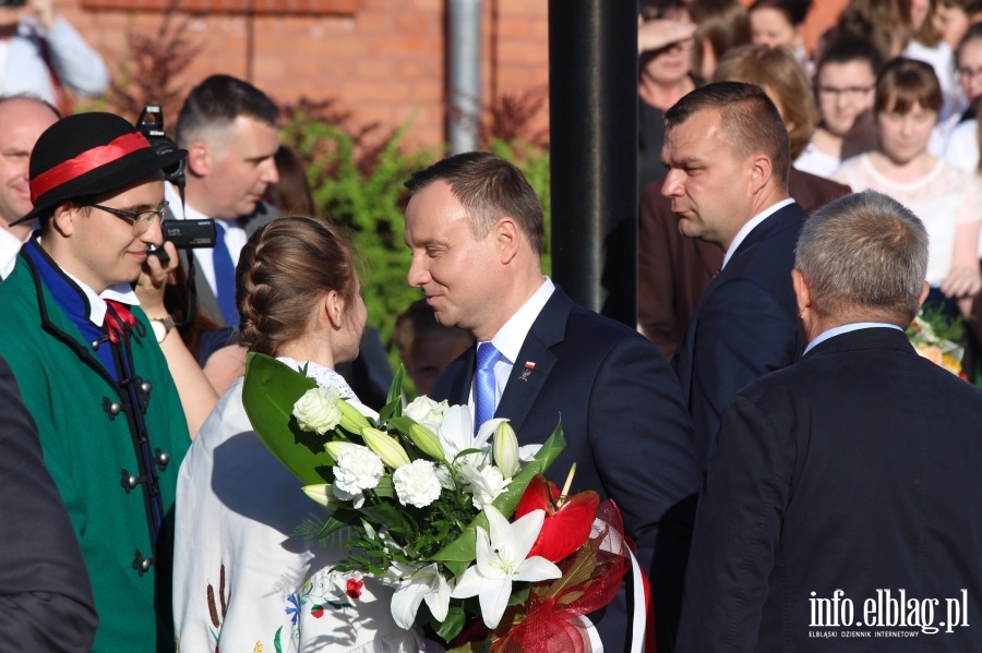  Prezydent Andrzej Duda odwiedzi Sztutowo i Nowy Dwr Gdaski, fot. 79