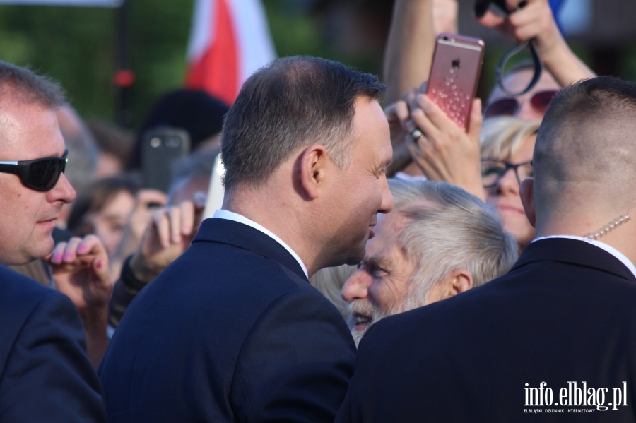  Prezydent Andrzej Duda odwiedzi Sztutowo i Nowy Dwr Gdaski, fot. 101