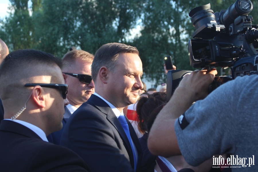  Prezydent Andrzej Duda odwiedzi Sztutowo i Nowy Dwr Gdaski, fot. 103