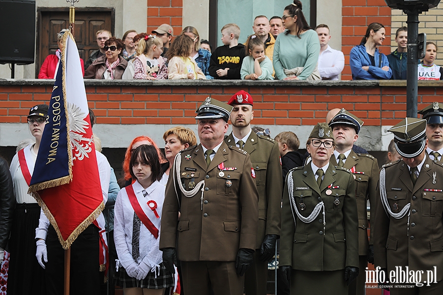 Uroczyste obchody wita Konstytucji Trzeciego Maja w Elblgu, fot. 6