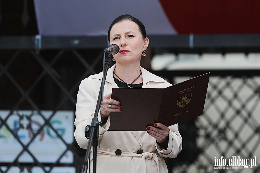 Uroczyste obchody wita Konstytucji Trzeciego Maja w Elblgu, fot. 15