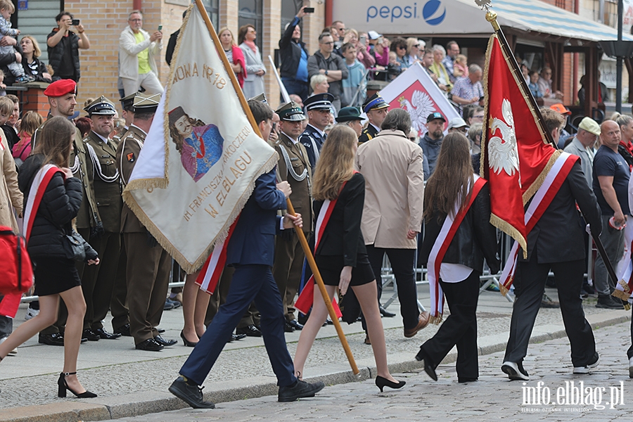 Uroczyste obchody wita Konstytucji Trzeciego Maja w Elblgu, fot. 20