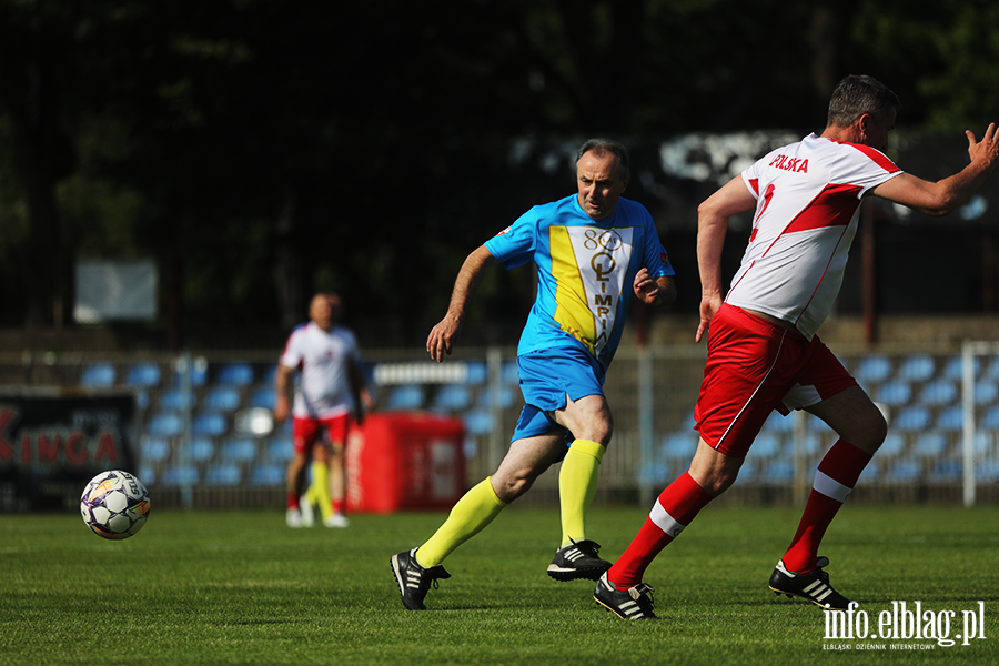 Wyjtkowy mecz. Oldboje Olimpii zagrali z reprezentantami Polski, fot. 84