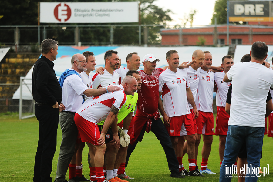Wyjtkowy mecz. Oldboje Olimpii zagrali z reprezentantami Polski, fot. 127