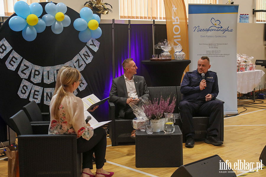 Elblskie Dni Seniora - happening tematyczny Bezpieczny Senior, fot. 35